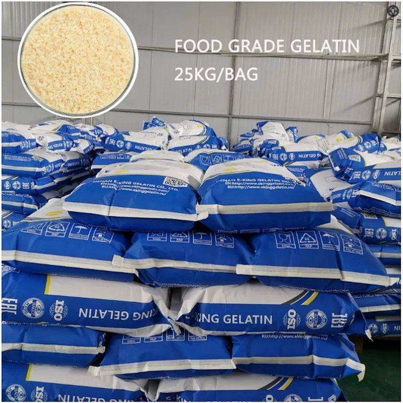 Halal Animal Skin Food Gelatin Bovine Edible Gelatin for Confectionery and Cakes 240 Bloom